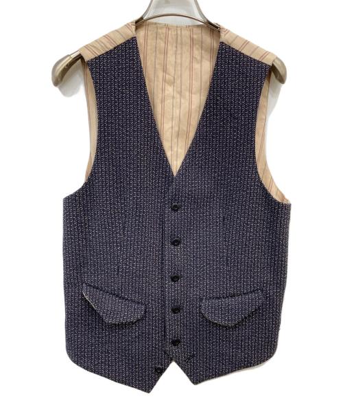 JELADO（ジェラード）JELADO (ジェラード) ビーチクロスアンティークベスト ネイビー サイズ:Mの古着・服飾アイテム