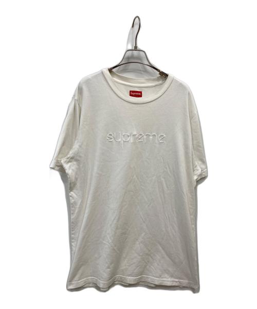 SUPREME（シュプリーム）SUPREME (シュプリーム) 16SS Tonal Embroidered Tee ホワイト サイズ:Ｌの古着・服飾アイテム