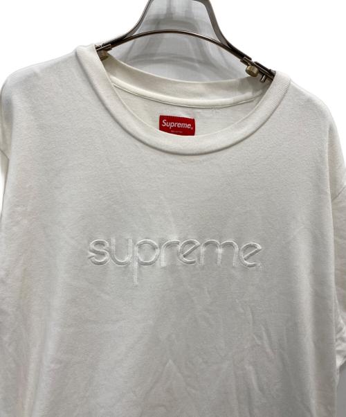 SUPREME（シュプリーム）SUPREME (シュプリーム) 16SS Tonal Embroidered Tee ホワイト サイズ:Ｌの古着・服飾アイテム