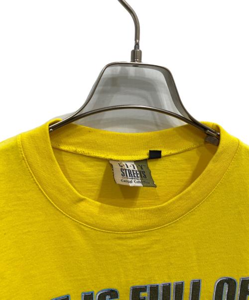 CITY STREET（シティストリート）CITY STREET (シティストリート) ヴィンテージTシャツ イエロー サイズ:3XLの古着・服飾アイテム