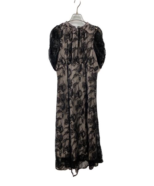 JILL BY JILLSTUART（ジル バイ ジルスチュアート）JILL BY JILLSTUART (ジル バイ ジルスチュアート) カラーレースワンピース ブラック サイズ:Ｓの古着・服飾アイテム
