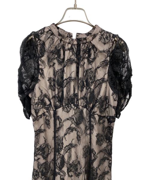 JILL BY JILLSTUART（ジル バイ ジルスチュアート）JILL BY JILLSTUART (ジル バイ ジルスチュアート) カラーレースワンピース ブラック サイズ:Ｓの古着・服飾アイテム