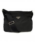 PRADAプラダ）の古着「ナイロンショルダーバッグ」｜ブラック