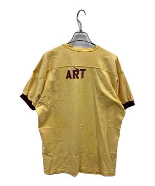 RUSSELL（ラッセル）RUSSELL (ラッセル) ヴィンテージフットボールTシャツ イエロー サイズ:ＸＬの古着・服飾アイテム