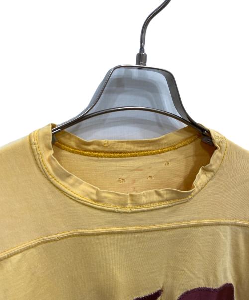 RUSSELL（ラッセル）RUSSELL (ラッセル) ヴィンテージフットボールTシャツ イエロー サイズ:ＸＬの古着・服飾アイテム