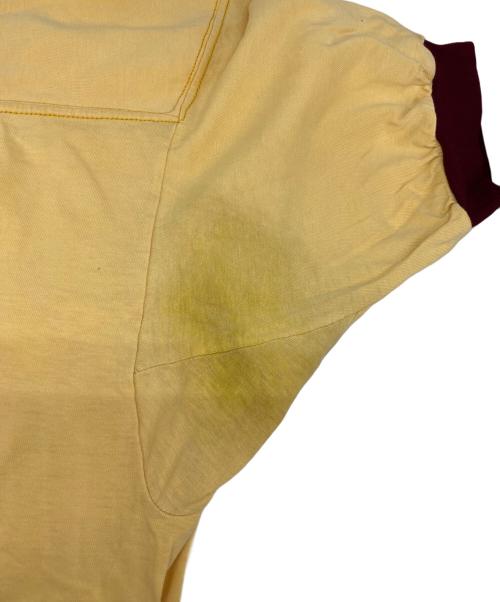 RUSSELL（ラッセル）RUSSELL (ラッセル) ヴィンテージフットボールTシャツ イエロー サイズ:ＸＬの古着・服飾アイテム