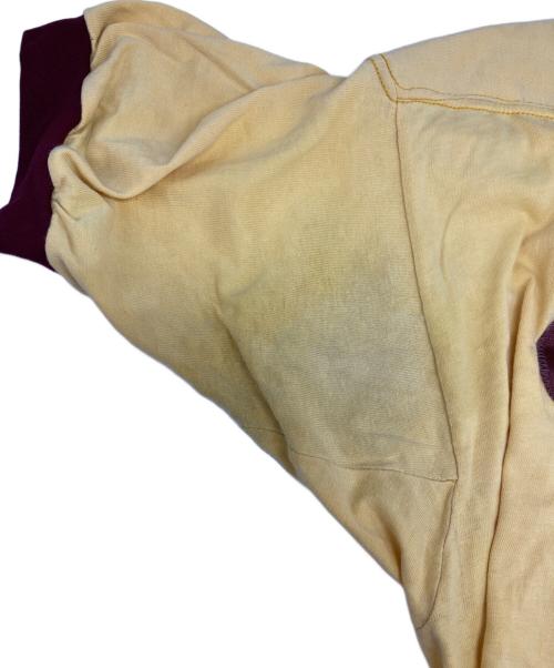 RUSSELL（ラッセル）RUSSELL (ラッセル) ヴィンテージフットボールTシャツ イエロー サイズ:ＸＬの古着・服飾アイテム