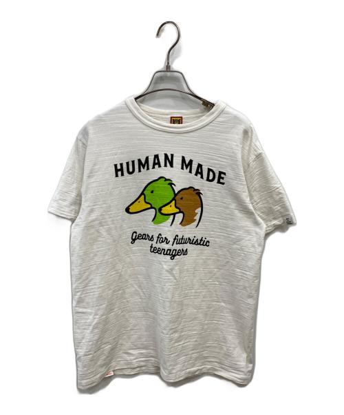HUMAN MADE（ヒューマンメイド）HUMAN MADE (ヒューマンメイド) プリントTシャツ ホワイト サイズ:Ｍの古着・服飾アイテム