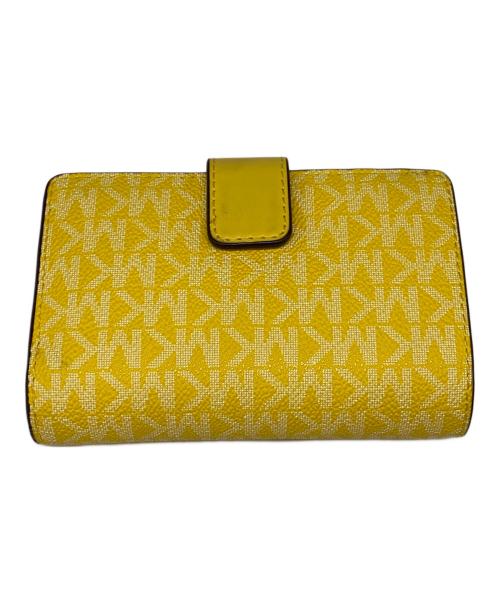 MICHAEL KORS（マイケル・コース）MICHAEL KORS (マイケルコース) 2つ折り財布 イエローの古着・服飾アイテム