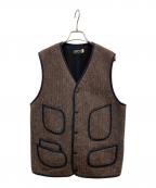 SUGAR CANEシュガーケーン）の古着「ビーチクロスベスト」｜ブラウン