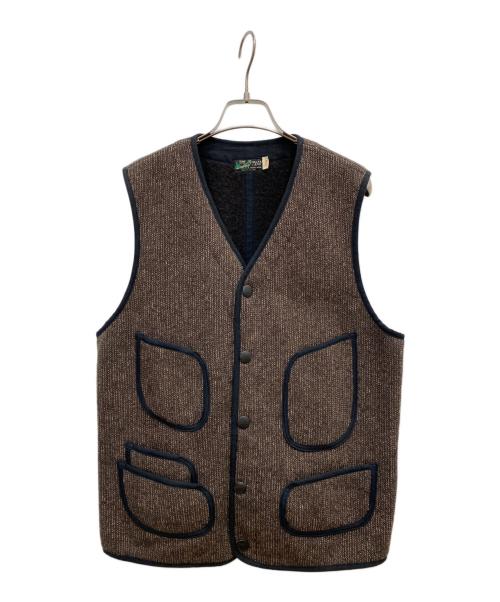 SUGAR CANE（シュガーケーン）SUGAR CANE (シュガーケーン) ビーチクロスベスト ブラウン サイズ:40の古着・服飾アイテム