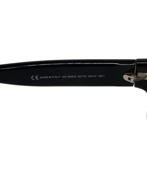 GUCCI（グッチ）GUCCI (グッチ) サングラス ブラック サイズ:56□17 130の古着・服飾アイテム