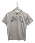 HARLEY-DAVIDSONハーレーダビッドソン）の古着「プリントTシャツ」｜グレー