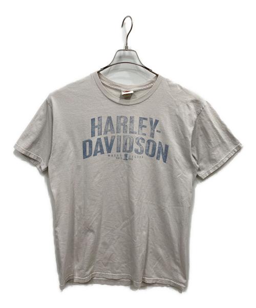 HARLEY-DAVIDSON（ハーレーダビッドソン）HARLEY-DAVIDSON (ハーレーダビッドソン) プリントTシャツ グレー サイズ:Lの古着・服飾アイテム
