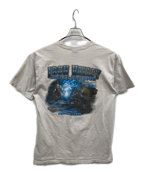HARLEY-DAVIDSON（ハーレーダビッドソン）HARLEY-DAVIDSON (ハーレーダビッドソン) プリントTシャツ グレー サイズ:Lの古着・服飾アイテム