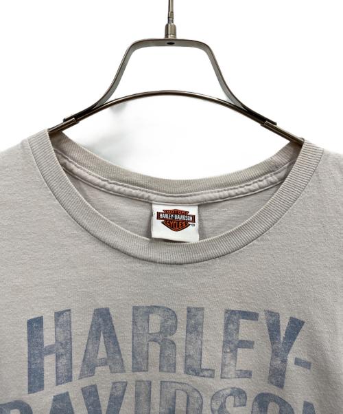 HARLEY-DAVIDSON（ハーレーダビッドソン）HARLEY-DAVIDSON (ハーレーダビッドソン) プリントTシャツ グレー サイズ:Lの古着・服飾アイテム