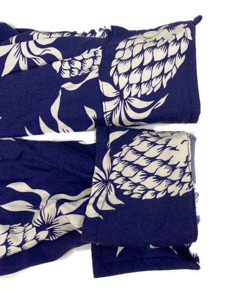 PINEAPPLE JUICE（パインアップル ジュース）PINEAPPLE JUICE (パインアップル ジュース) レーヨンシャツ ブルー サイズ:Mの古着・服飾アイテム