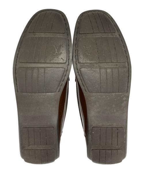 LOUIS VUITTON（ルイ ヴィトン）LOUIS VUITTON (ルイ ヴィトン) エナメルドライビングシューズ ブラウン サイズ:34の古着・服飾アイテム