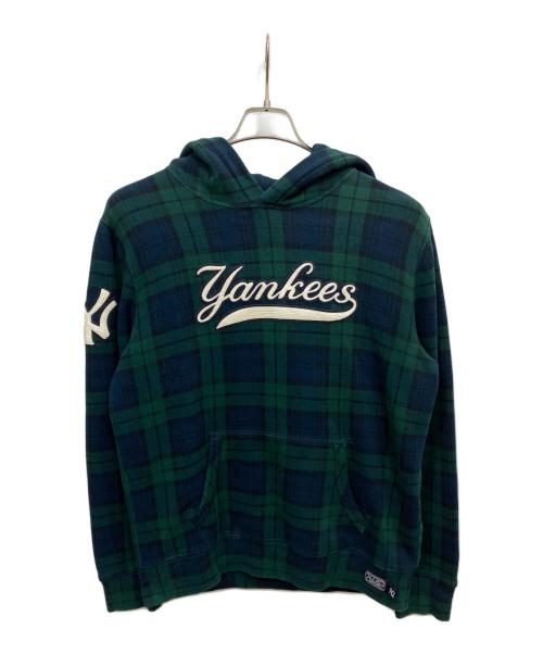 POLO RALPH LAUREN（ポロ・ラルフローレン）POLO RALPH LAUREN (ポロ・ラルフローレン) タータンチェックブラックウォッチ パーカー グリーン サイズ:XLの古着・服飾アイテム