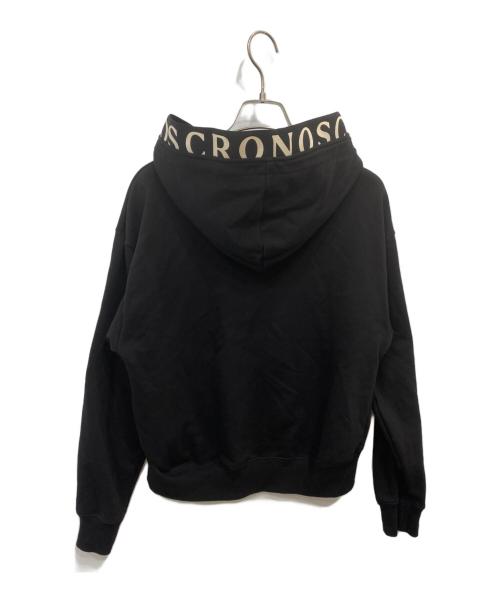 CRONOS（クロノス）CRONOS (クロノス) ジップパーカー ブラック サイズ:Ｌの古着・服飾アイテム