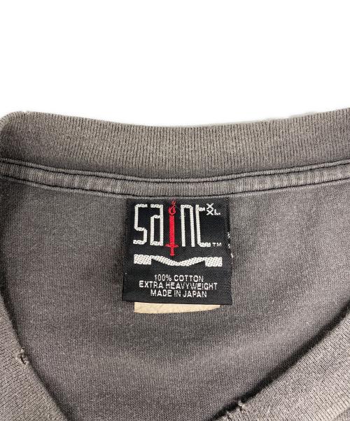 SAINT MICHAEL（セントマイケル）SAINT MICHAEL (セントマイケル) STR MARIAプリントTシャツ グレー サイズ:XXLの古着・服飾アイテム