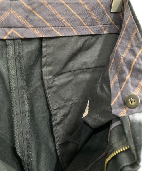 BEAMS Lights（ビームスライト）BEAMS Lights (ビームスライト) オリジナル モールスキン ワイドパンツ ブラック サイズ:Mの古着・服飾アイテム