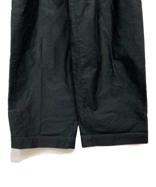BEAMS Lights（ビームスライト）BEAMS Lights (ビームスライト) オリジナル モールスキン ワイドパンツ ブラック サイズ:Mの古着・服飾アイテム