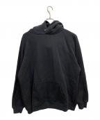 COMOLIコモリ）の古着「コットン吊裏毛パーカー」｜ブラック