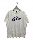 BOSSボス）の古着「ワッペンTシャツ」｜ホワイト