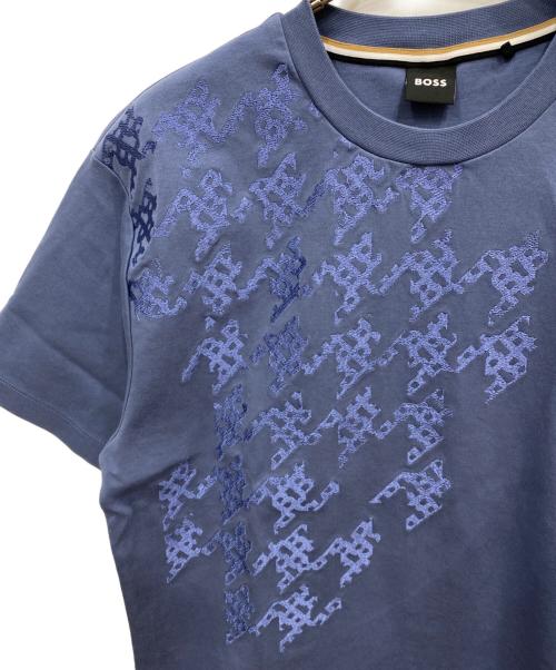 BOSS（ボス）BOSS (ボス) 刺繍Tシャツ ネイビー サイズ:Mの古着・服飾アイテム