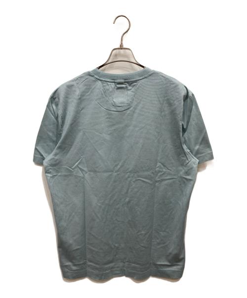 BOSS（ボス）BOSS (ボス) PORSCHE (ポルシェ) ロゴプリントTシャツ ブルー サイズ:XLの古着・服飾アイテム