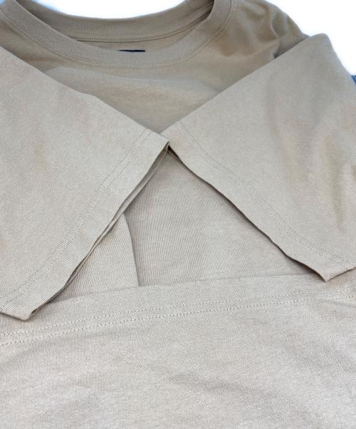 stussy（ステューシー）stussy (ステューシー) 刺繍ロゴTシャツ ブラウン サイズ:Ｌの古着・服飾アイテム