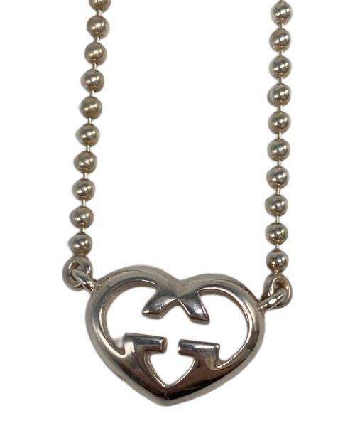 GUCCI（グッチ）GUCCI (グッチ) ハートモチーフネックレス シルバーの古着・服飾アイテム