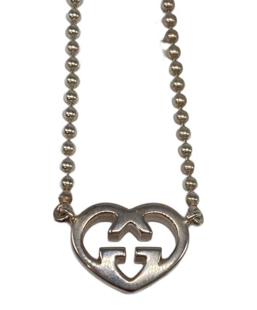 GUCCI（グッチ）GUCCI (グッチ) ハートモチーフネックレス シルバーの古着・服飾アイテム