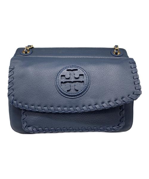 TORY BURCH（トリーバーチ）TORY BURCH (トリーバーチ) チェーンショルダーバッグ ブルーの古着・服飾アイテム