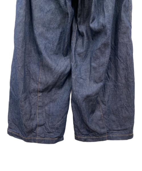 is-ness（イズネス）is-ness (イズネス) BALLOON BAKER PANTS ブルー サイズ:Ｍの古着・服飾アイテム