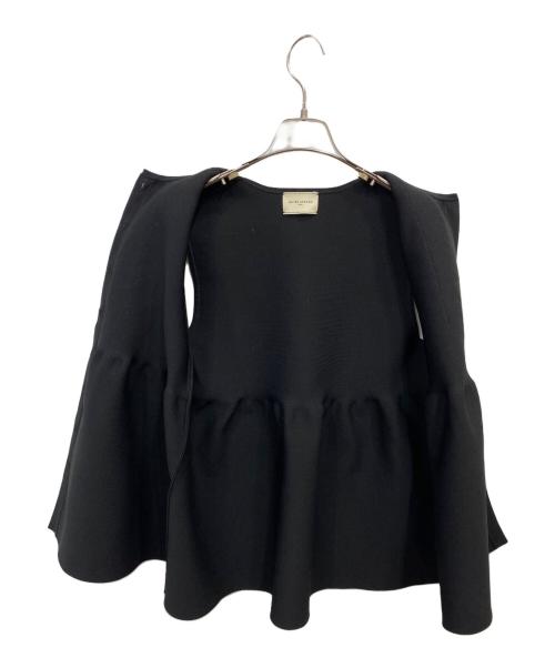 UNITED ARROWS（ユナイテッドアローズ）UNITED ARROWS (ユナイテッドアローズ) P ミニフリル ニットベスト ブラック サイズ:不明の古着・服飾アイテム