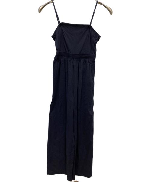 SHIPS（シップス）SHIPS (シップス) 〈手洗い可能〉ストレッチ リネン ベアトップ サロペット ネイビー サイズ:FREEの古着・服飾アイテム