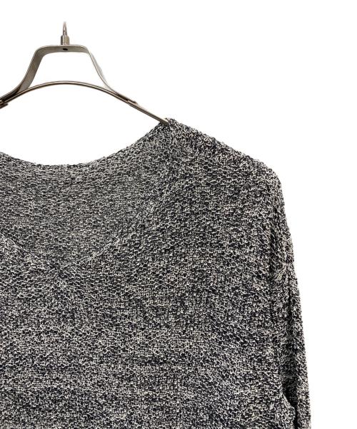 Spick and Span（スピックアンドスパン）Spick and Span (スピックアンドスパン) ペーパーヤーン2WAYルーズプルオーバー ブラック サイズ:記載なしの古着・服飾アイテム