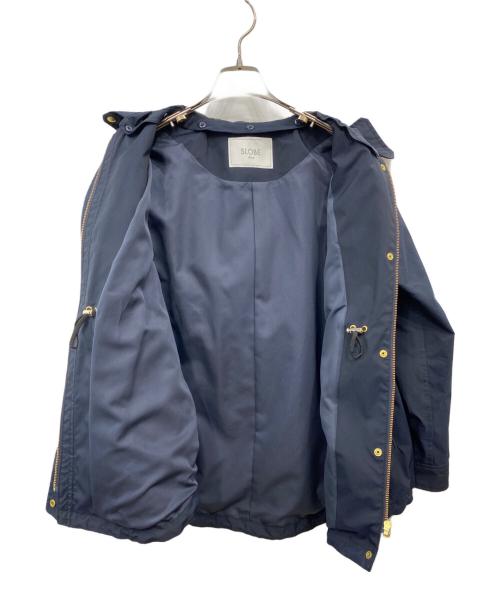SLOBE IENA（スローブ イエナ）SLOBE IENA (スローブ イエナ) 2WAYミドルミリタリーフードブルゾン ネイビー サイズ:36の古着・服飾アイテム