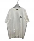 stussyステューシー）の古着「プリントTシャツ」｜ホワイト