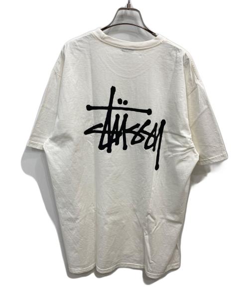 stussy（ステューシー）stussy (ステューシー) プリントTシャツ ホワイト サイズ:Ｌの古着・服飾アイテム