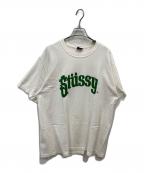 stussyステューシー）の古着「プリントTシャツ」｜ホワイト