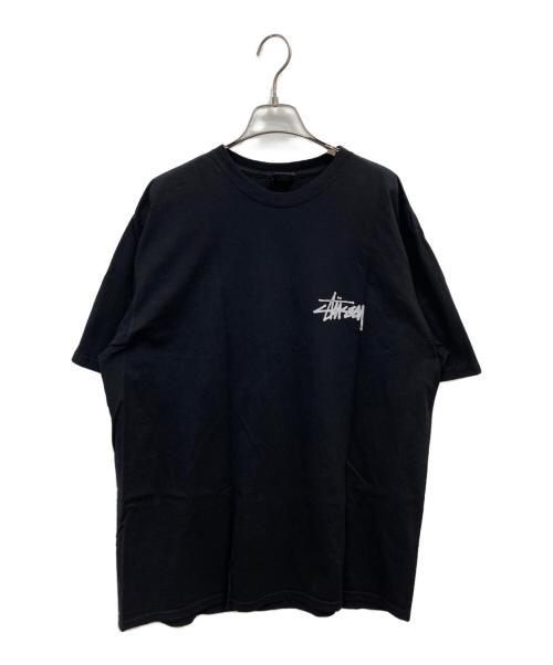 stussy（ステューシー）stussy (ステューシー) プリントTシャツ ブラック サイズ:Ｌの古着・服飾アイテム