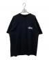stussy（ステューシー）の古着「プリントTシャツ」｜ブラック