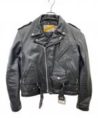 Schottショット）の古着「80's～ ダブルライダースジャケット」｜ブラック