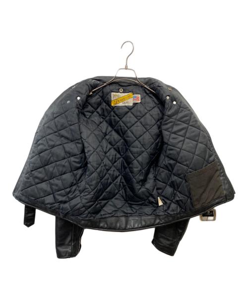 Schott（ショット）Schott (ショット) 80's～ ダブルライダースジャケット ブラック サイズ:38の古着・服飾アイテム