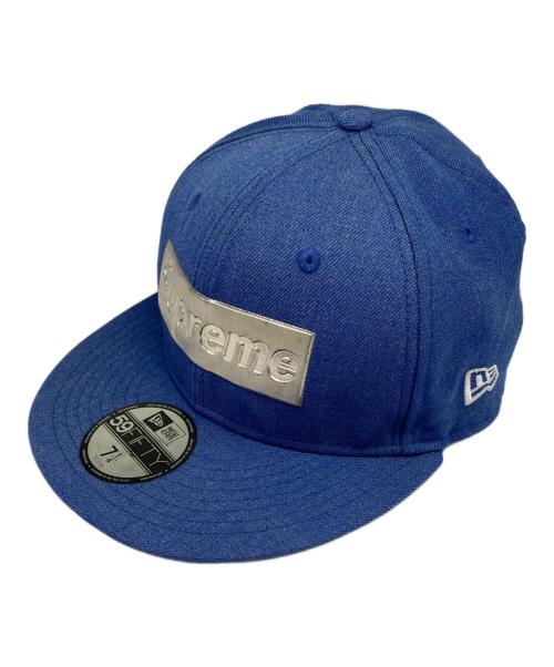 SUPREME（シュプリーム）SUPREME (シュプリーム) New Era (ニューエラ) 16ss METALLIC BOX LOGO キャップ ブルーの古着・服飾アイテム
