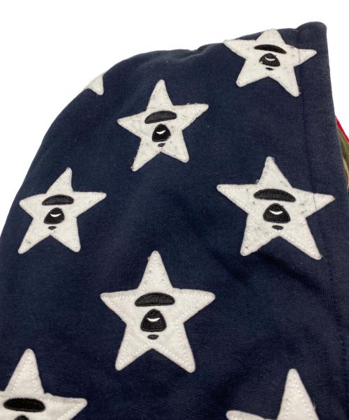 Aape BY A BATHING APE（エーエイプ バイ アベイシングエイプ）Aape BY A BATHING APE (エーエイプ バイ アベイシングエイプ) 切替パーカー グリーン サイズ:185の古着・服飾アイテム