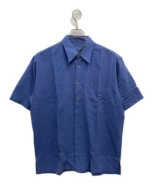 TORI RICHARD（トリリチャード）TORI RICHARD (トリリチャード) シルクシャツ ブルー サイズ:Mの古着・服飾アイテム